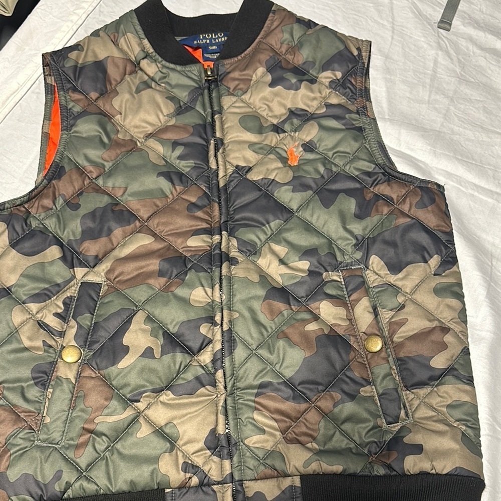 Ralph Lauren Camouflage Quilted Vest